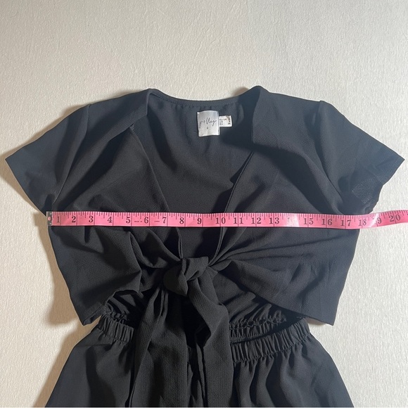 Princess Polly Front Cut Out Mini Romper with Sash, Size 2 - Picture 4 of 8